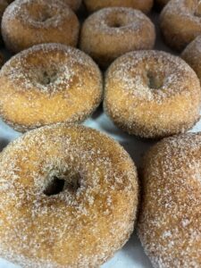 Apple Cider Donuts - Cinnamon Sugar