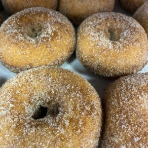 Apple Cider Donuts - Cinnamon Sugar