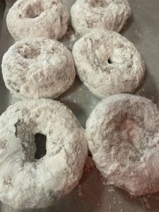 Apple Cider Donuts - Powder Sugar