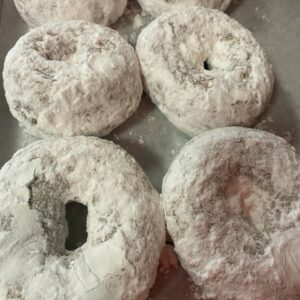 Apple Cider Donuts - Powder Sugar